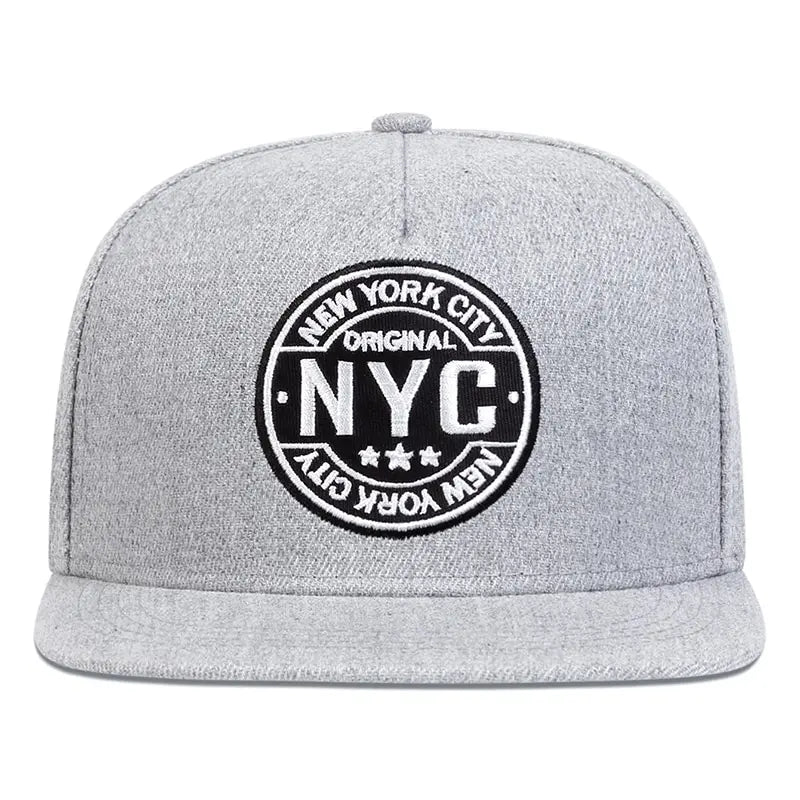 Unisex NEW YORK CITY Letter Embroidery Hip - hop Hats Outdoor Adjustable Casual Baseball Caps Sunscreen Hat - The Discount Plug