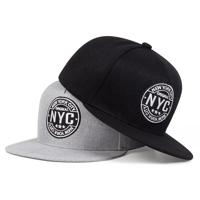 Unisex NEW YORK CITY Letter Embroidery Hip - hop Hats Outdoor Adjustable Casual Baseball Caps Sunscreen Hat - The Discount Plug