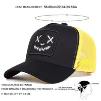 Unisex Personality Embroidery Baseball Net Caps Spring and Summer Outdoor Adjustable Casual Hats Sunscreen Hat Sports Golf Cap - The Discount Plug