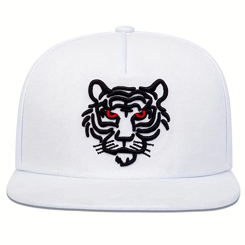 Unisex Tiger Embroidery Hip - hop Hats Spring And Autumn Outdoor Adjustable Sports Casual Baseball Caps Sunscreen Hat - The Discount Plug
