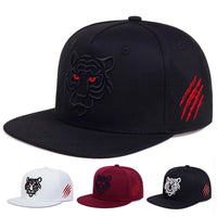 Unisex Tiger Embroidery Hip - hop Hats Spring And Autumn Outdoor Adjustable Sports Casual Baseball Caps Sunscreen Hat - The Discount Plug