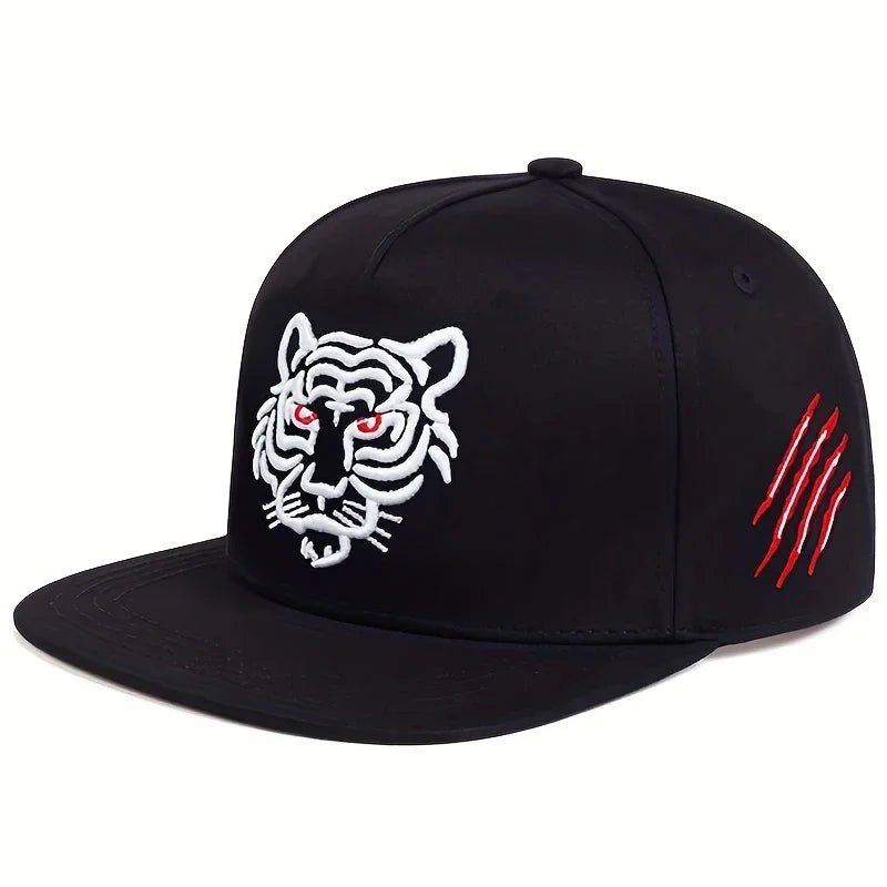 Unisex Tiger Embroidery Hip - hop Hats Spring And Autumn Outdoor Adjustable Sports Casual Baseball Caps Sunscreen Hat - The Discount Plug