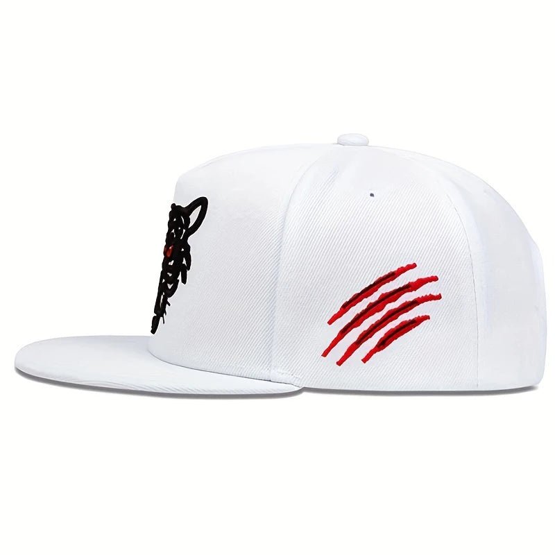 Unisex Tiger Embroidery Hip - hop Hats Spring And Autumn Outdoor Adjustable Sports Casual Baseball Caps Sunscreen Hat - The Discount Plug