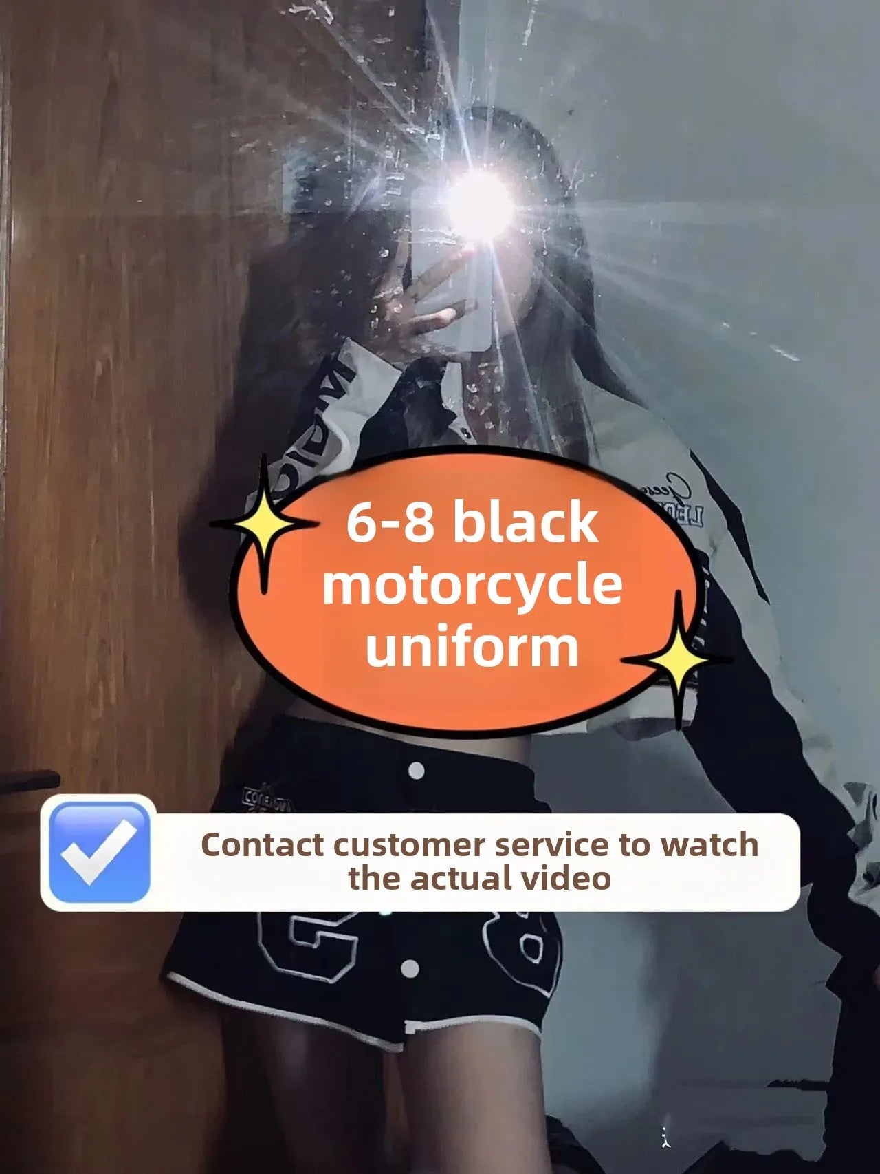 Vintage American Racing Motorcycle Baseball Jacket Outerwear Women's Autumn Thin Detachable Couple Set Stand Collar Full Sleeve - The Discount Plug