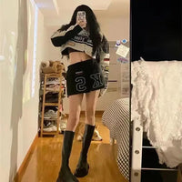 Vintage American Racing Motorcycle Baseball Jacket Outerwear Women's Autumn Thin Detachable Couple Set Stand Collar Full Sleeve - The Discount Plug