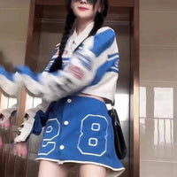 Vintage American Racing Motorcycle Baseball Jacket Outerwear Women's Autumn Thin Detachable Couple Set Stand Collar Full Sleeve - The Discount Plug