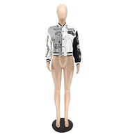 WB9121 Women's Screw Thread Ballpark Jacket Crew Neck Regular Fit Spring Autumn New Style Clothing From China Mainland - The Discount Plug