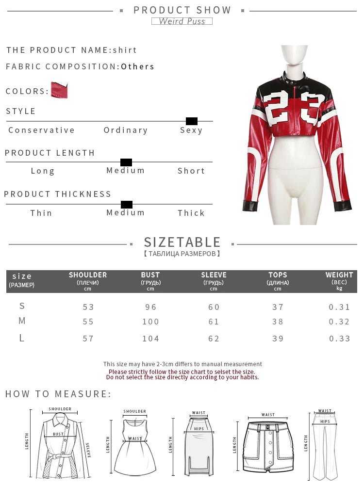 Weird Puss Faux Leather Varsity Jacket Women Hipster Letter Print Autumn Casual Sporty Wild Streetwear Uniform Trend Crop Coat - The Discount Plug