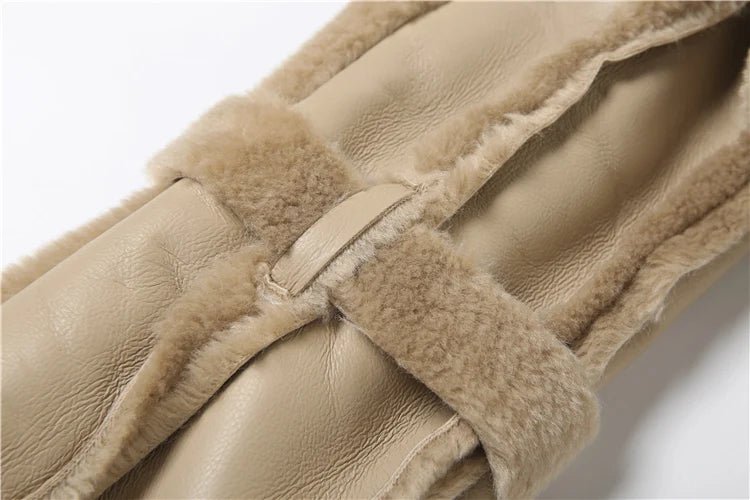 Weird Puss Furry Patchwork Women Crop Jacket Hipster Full Sleeve Open Stitch Hipster Streetwear Warm Outwear Basic Wild Coat - The Discount Plug