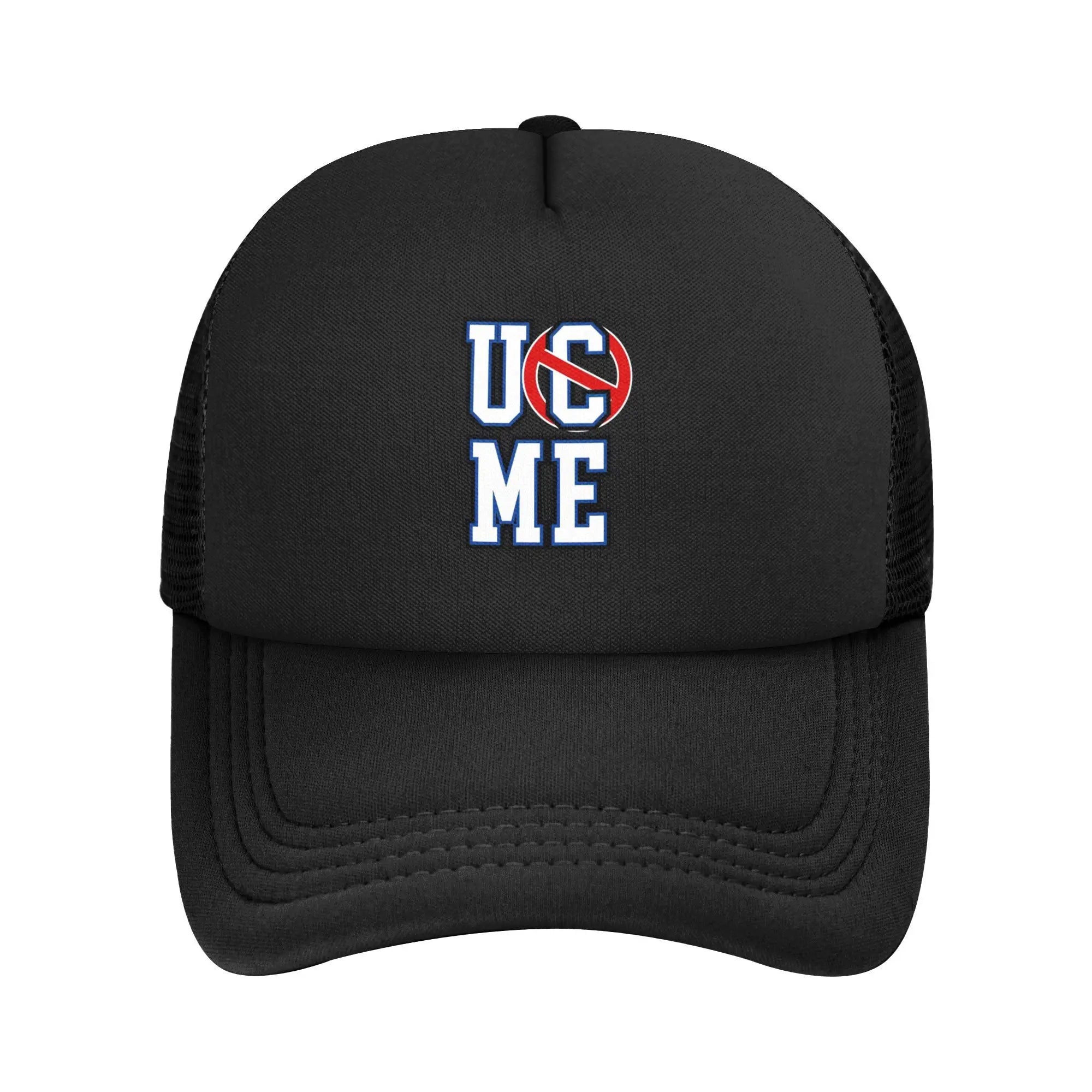 Wrestler John Cena Never Give Up Mesh Baseball Caps Men Women Retro Sun Hats Dad Hat Breathable Snapback Caps Trucker Cap - The Discount Plug