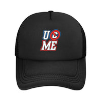 Wrestler John Cena Never Give Up Mesh Baseball Caps Men Women Retro Sun Hats Dad Hat Breathable Snapback Caps Trucker Cap - The Discount Plug
