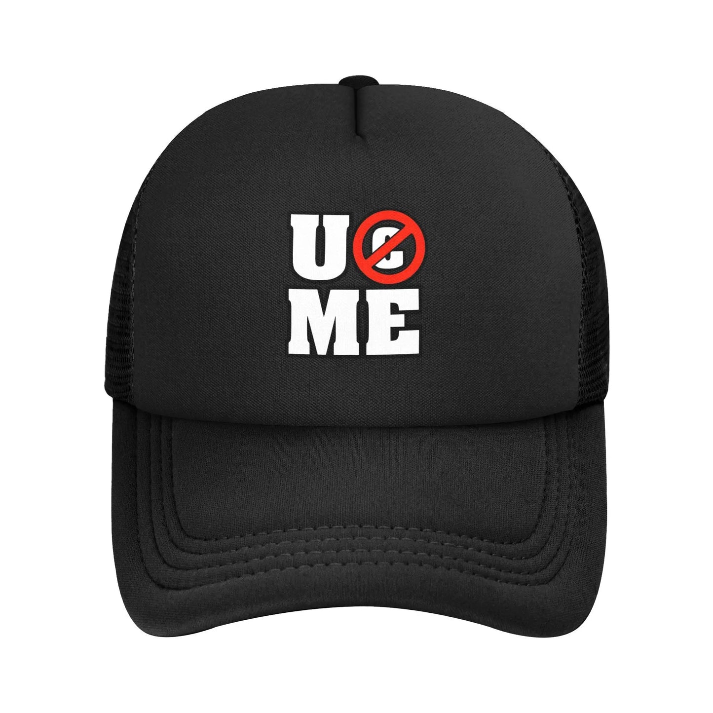 Wrestler John Cena Never Give Up Mesh Baseball Caps Men Women Retro Sun Hats Dad Hat Breathable Snapback Caps Trucker Cap - The Discount Plug