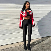 Zekye Winter Aviator Jackets Clothes Old Money Style Women Fleece Jacket Women Long Sleeve Red Jacket Winter Women Coat 2025 - The Discount Plug